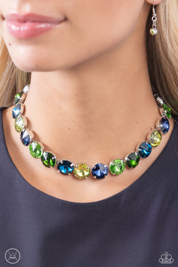 Necklaces Alluring A-Lister - Green N2136