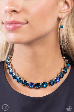Necklaces Alluring A-Lister - Blue N2136