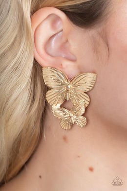 Earrings Blushing Butterflies - Gold E2467