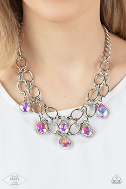 Necklaces Show-Stopping Shimmer - Multi Iridescent N2204