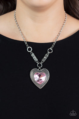 Necklaces Heart Full of Fabulous - Pink V118